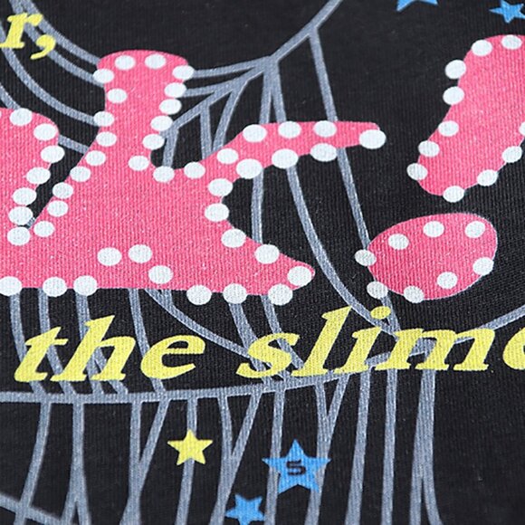 Sp5der Spiderweb Print Black Short-Sleeve T-Shirt - Picture 5 of 7